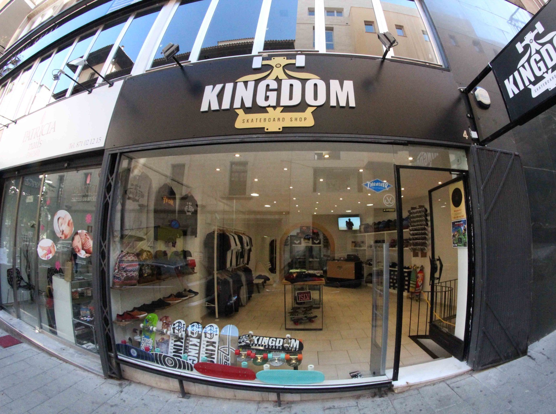 KINGDOM Skateboard Shop storefront in Palma de Mallorca